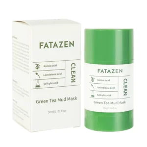 FATAZEN Green Tea Clay Facial Mask product tube and box