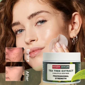 FATAZEN Beauty Products Exfoliating Peeling Pad Private Label Treatment Ingrown Facial Mask OEM Tea Tree Salicylic Acid Pads