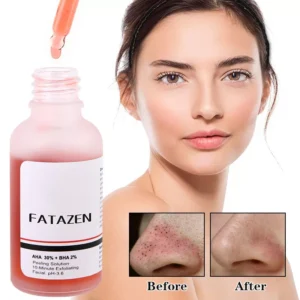 FATAZEN Salicylic Acid Peel Solution Facial Acne Treatment Serum Essence For Face Exfoliating Serum