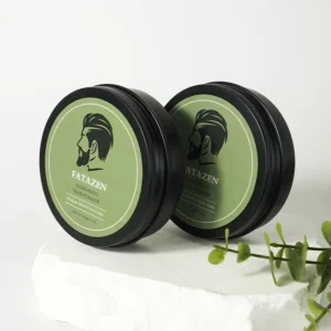 Two FATAZEN Matte Finish Hair Clay jars on a light background