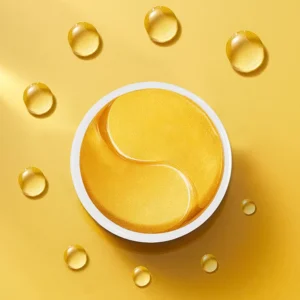 FATAZEN Gold Comfort Eye Mask Pads hydrogel-style texture closeup