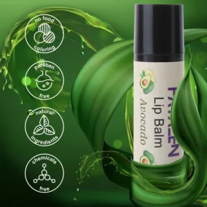 FATAZEN Organic Honey Lip Balm Avocado Flavor Eco Friendly Chapstick Shea Butter