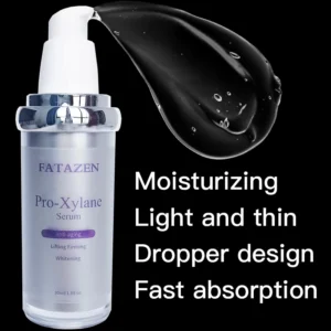 FATAZEN Pro-Xylane Facial Serum bottle with lightweight serum texture