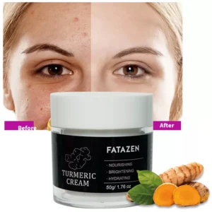 FATAZEN Organic Vitamin C Turmeric Clay Mask Natural Vegan Facial Mud Mask