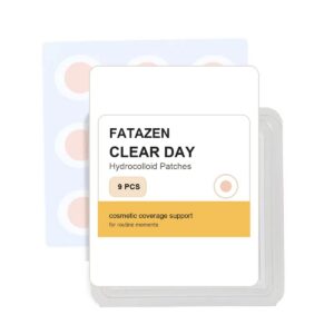 FATAZEN Clear Day Hydrocolloid Patches pack with patch sheet