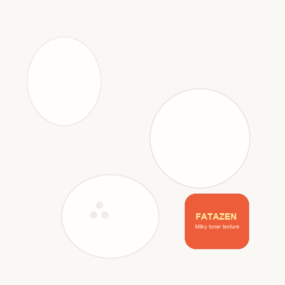 FATAZEN Moisture Milk Toner milky texture routine image
