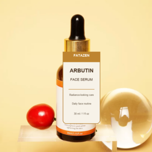 FATAZEN Arbutin Face Serum bottle with a clean cream label