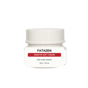 FATAZEN Arbutin Soft Face Cream jar on a white background