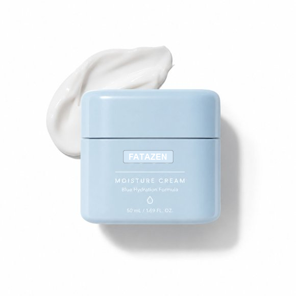 FATAZEN Hyaluronic Moisture Face Cream jar with soft cream texture