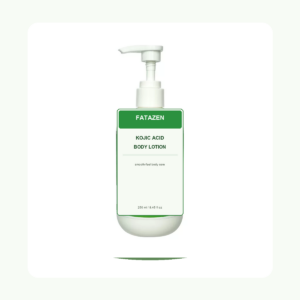 FATAZEN Kojic Acid Body Lotion pump bottle with a clean green label