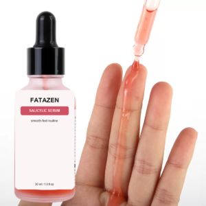 FATAZEN Salicylic Refining Serum bottle with texture dropper