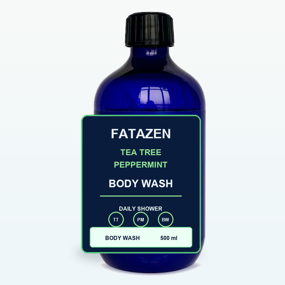 FATAZEN Tea Tree Peppermint Body Wash bottle image