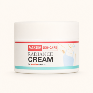 FATAZEN Underarm Radiance Cream jar on an off-white background