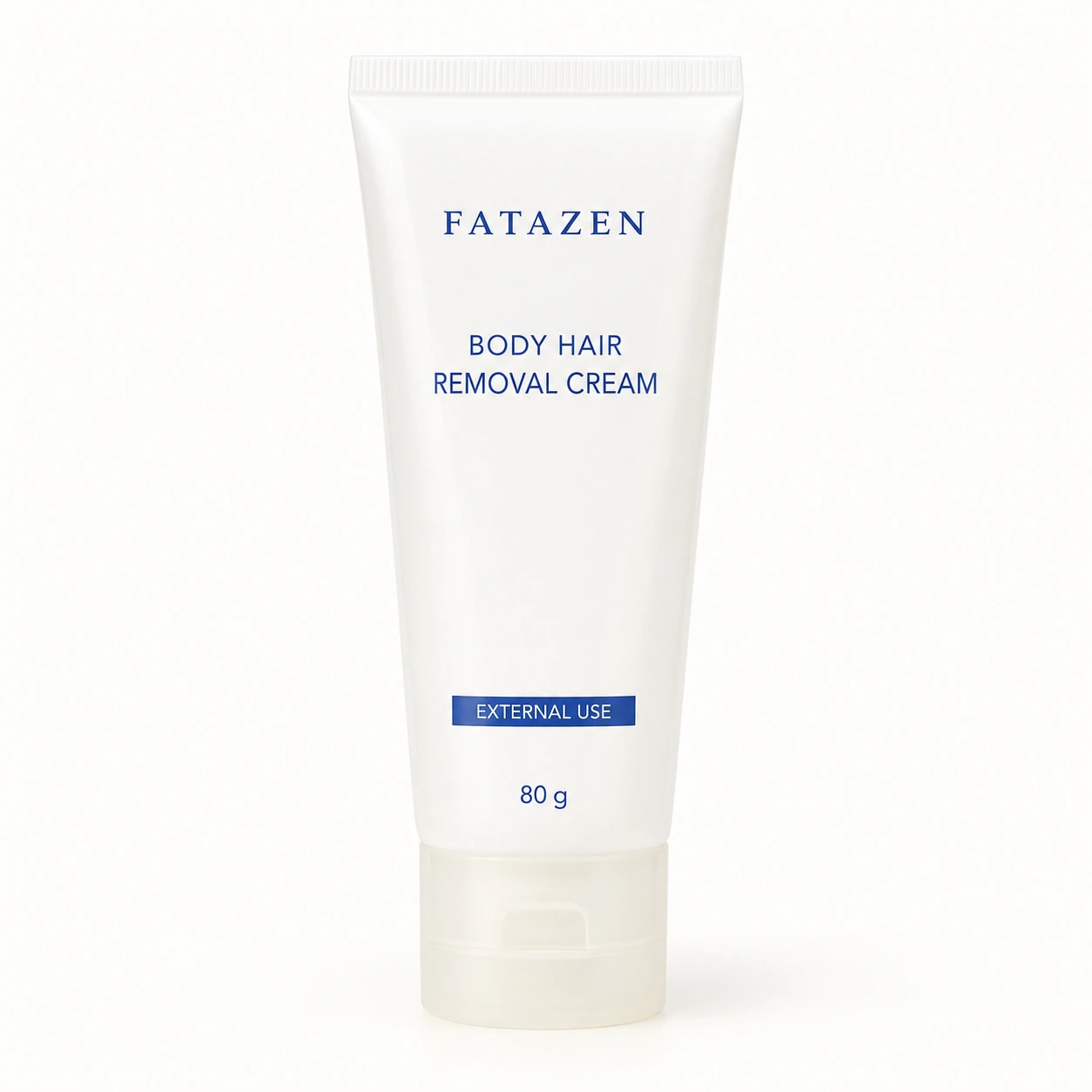 FATAZEN Body Hair Removal Cream white squeeze tube