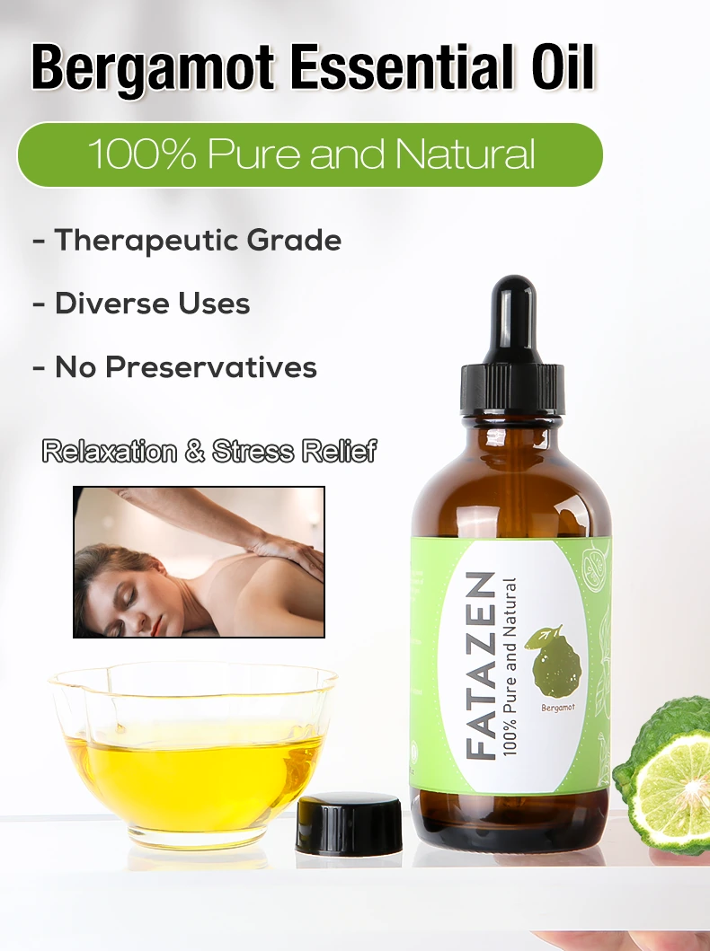 FATAZEN Bergamot Essential Oil product information panel 1