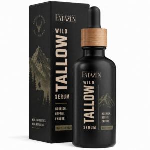 FATAZEN Men's Facial Serum — digital packaging artwork