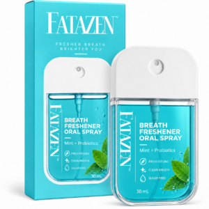 FATAZEN Pocket Oral Spray concept packaging with FATAZEN wordmark
