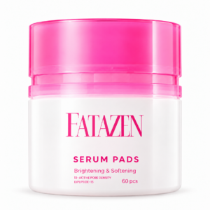 FATAZEN Serum Pads concept packaging with FATAZEN wordmark